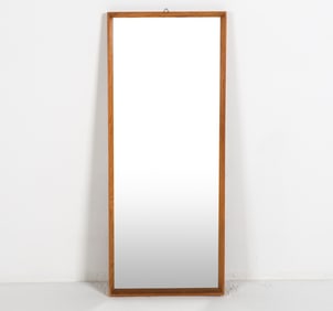 MID-CENTURY DANISH PINE WALL MIRROR C.1960'S