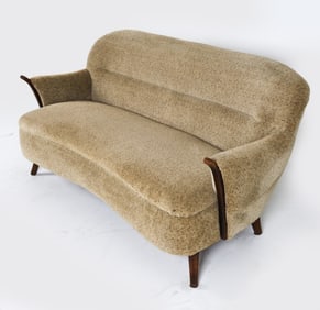 ALFRED CHRISTENSEN STYLE TEAK SOFA C.1960'S