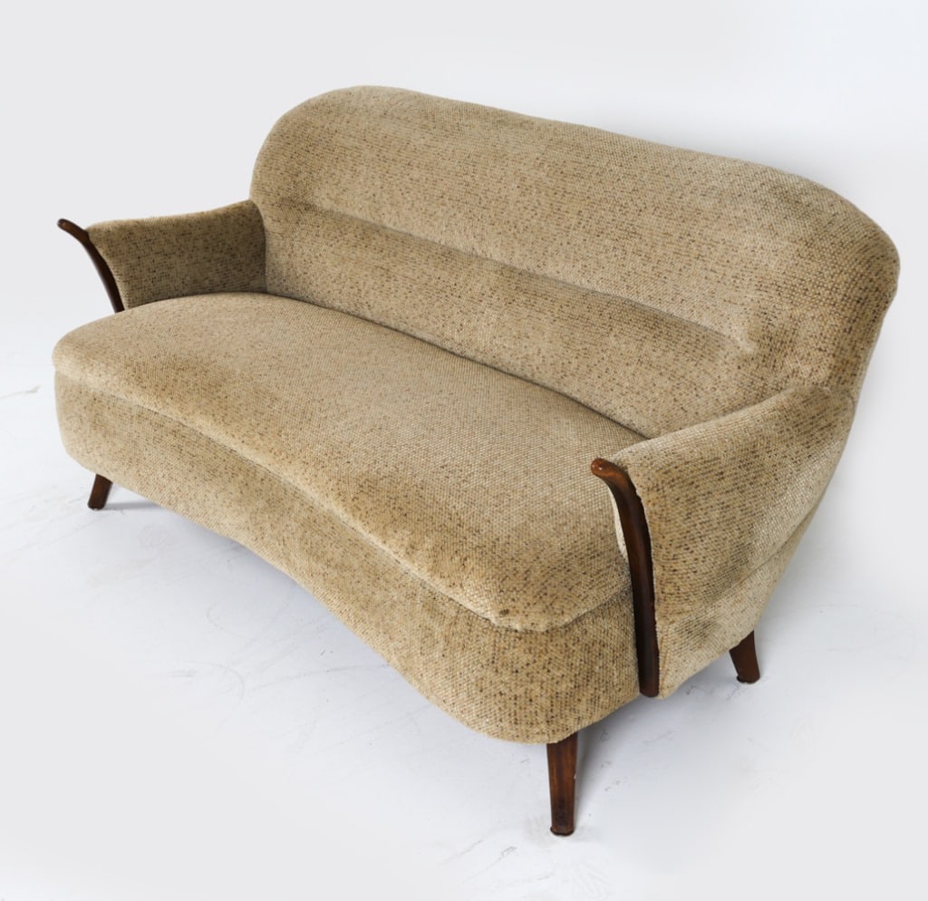 ALFRED CHRISTENSEN STYLE TEAK SOFA C.1960'S (1 of 20)