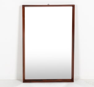 MID-CENTURY DANISH ROSEWOOD WALL MIRROR C.1960'S