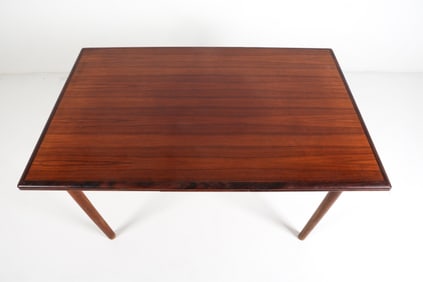 DANISH ROSEWOOD EXTENDING DINING TABLE C.1970'S