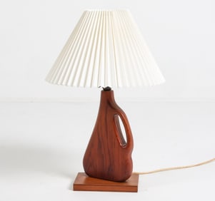 DANISH TEAK TABLE LAMP C.1960'S