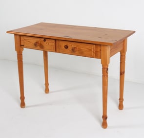 MID-CENTURY SWEDISH PINE HALL TABLE C.1970'S