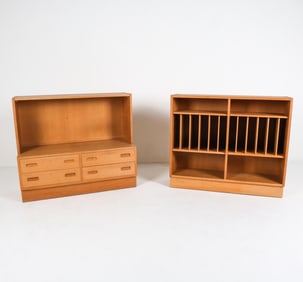 PAIR OF HUNDEVAD DANISH OAK BOOKCASES C.1970'S