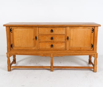 KJAERNULF STYLE DANISH OAK SIDEBOARD C.1970'S