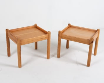 PAIR OF SWEDISH PINE SIDE TABLES C.1970'S