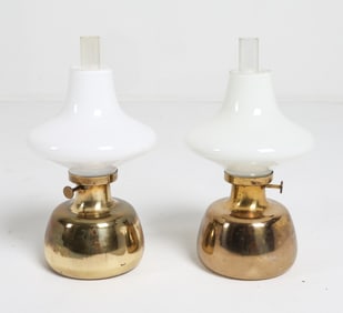 PAIR OF HENNING KOPPEL PETRONELLA OIL LAMPS