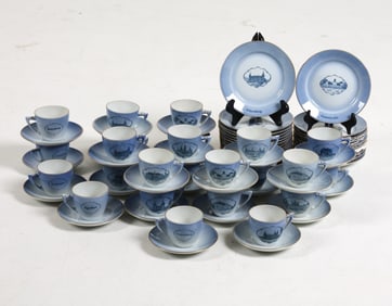 B&G DANISH PORCELAIN SERVICE GROUPING