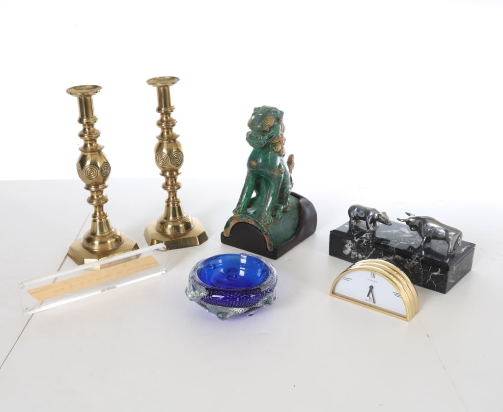 DECORATIVE ACCESSORIES GROUPING INCL. TIFFANY (1 of 9)