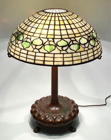 TIFFANY STUDIOS ACORN TABLE LAMP