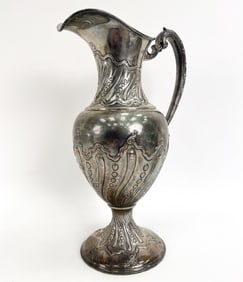 MONUMENTAL STERLING SILVER PITCHER