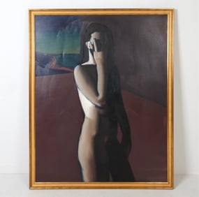 ATTR IVAN KUSTURA LARGE FEMALE NUDE O/C