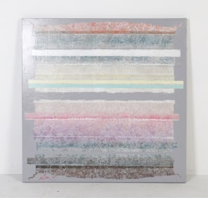 LEE REYNOLDS BURR ABSTRACT A/C PAINTING