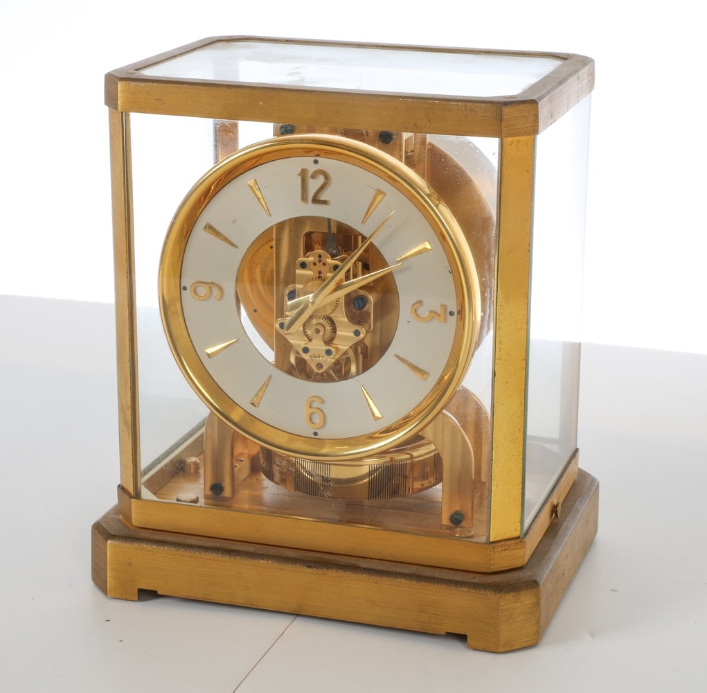 JAEGER-LECOULTRE ATMOS BRASS MANTEL CLOCK (1 of 8)