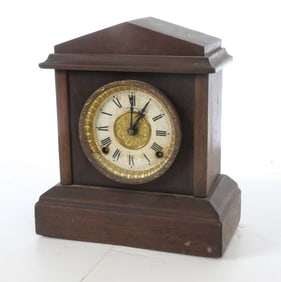 ANTIQUE SESSIONS MANTEL CLOCK
