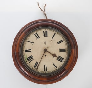 ANTIQUE ENGLISH WALL CLOCK