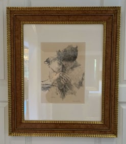 EDNA GLAUBMAN THIS LITTLE PIGGY LITHOGRAPH