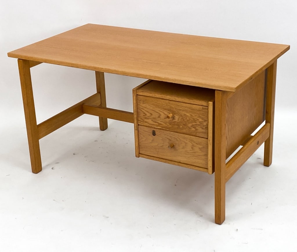 HANS WEGNER FOR GETAMA DANISH OAK WRITING DESK (1 of 14)