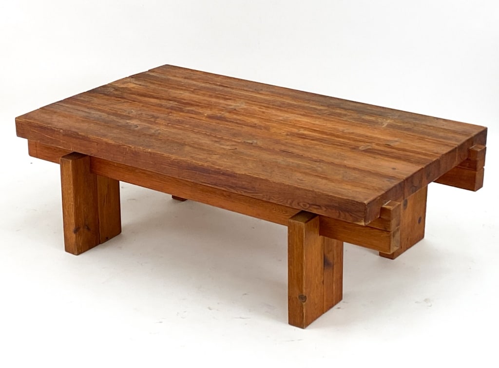 JENS LYNGSOE STYLE DANISH BRUTALIST COFFEE TABLE (1 of 12)