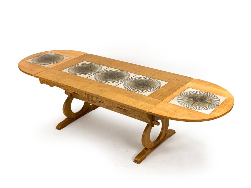 HENNING KJAERNULF STYLE OAK DINING TABLE, C. 1970S (1 of 11)