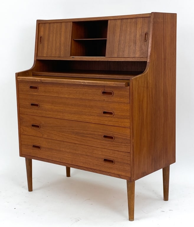 DANISH TEAK SECRETARY DESK (1 of 15)