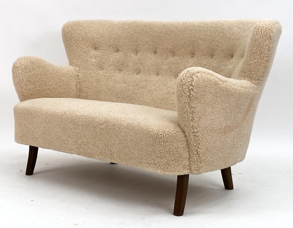 ALFRED CHRISTENSEN FOR SLAGELSE LAMBSWOOL SOFA (1 of 10)