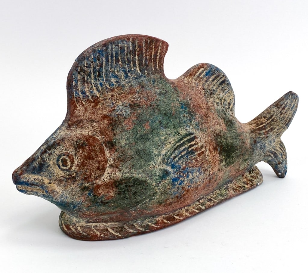 DANISH CERAMIC FISH SCULPTURE, CIRCA 1960'S (1 of 9)