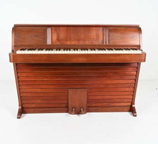 POUL ANDERSON DANISH TEAK UPRIGHT PIANO
