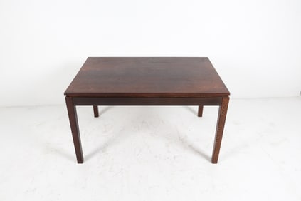 DANISH OAK EXPANDABLE DINING TABLE 70'S