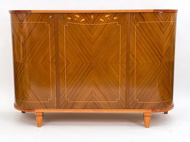 SWEDISH INLAID MID-CENTURY SIDEBOARD C. 1950'S