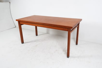 DANISH TEAK EXPANDABLE DINING TABLE C.1970'S