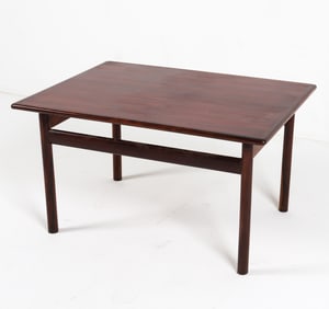 POUL HUNDEVAD STYLE ROSEWOOD COFFEE TABLE C.1970'S