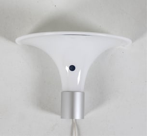 MICHAEL BANG 'MANDARIN' MILK GLASS WALL SCONCE