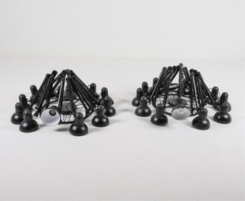 MANNER OF RON GILAD ARTICULATING ARM CHANDELIERS