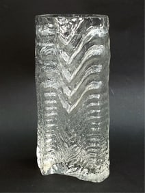 MARTIN FREYER FOR ROSENTHAL GLASS VASE.C.1970'S