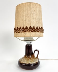 WEST GERMAN CERAMIC TABLE LAMP.C.1970'S