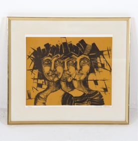 OLE MYNSTER HEROLD (DANISH 1946) SIGNED PRINT