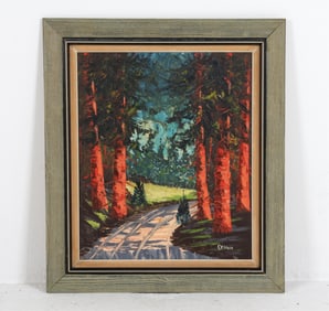 IMPRESSIONIST LANDSCAPE PAINTING, A/C