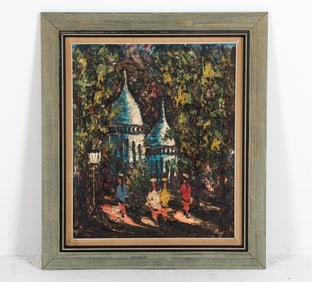 DANISH 20TH CENTURY LANDSCAPE O/B