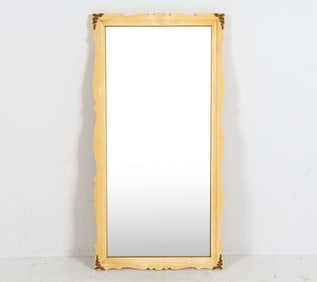 DANISH PAINTED WALL MIRROR, C.1970'S