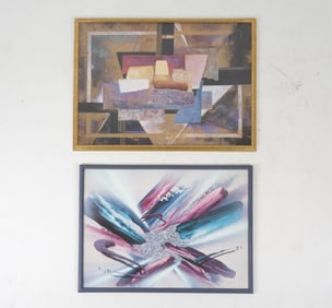 LARGE CONTEMPORARY ABSTRACT WALL PRINTS