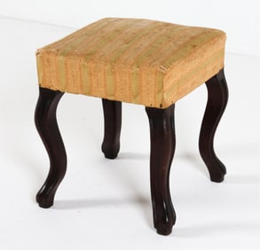 MAHOGANY FOOT STOOL