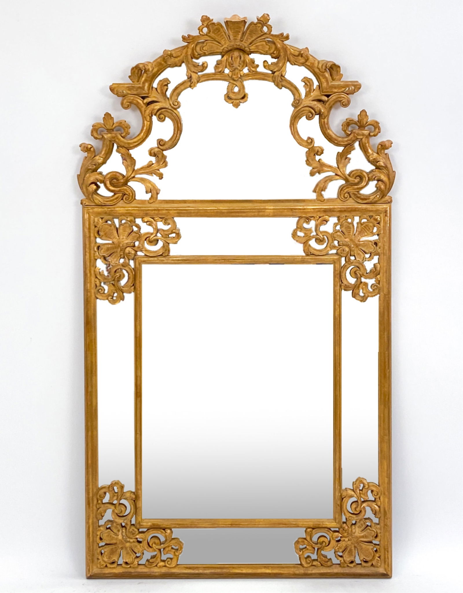 HOLLYWOOD REGENCY STYLE LARGE MIRROR (1 of 8)