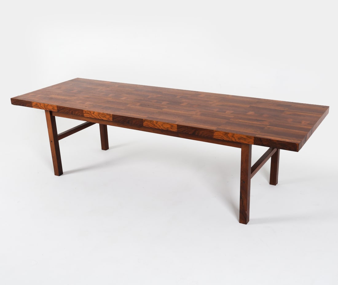 DANISH ROSEWOOD COFFEE TABLE C. 1970'S (1 of 14)