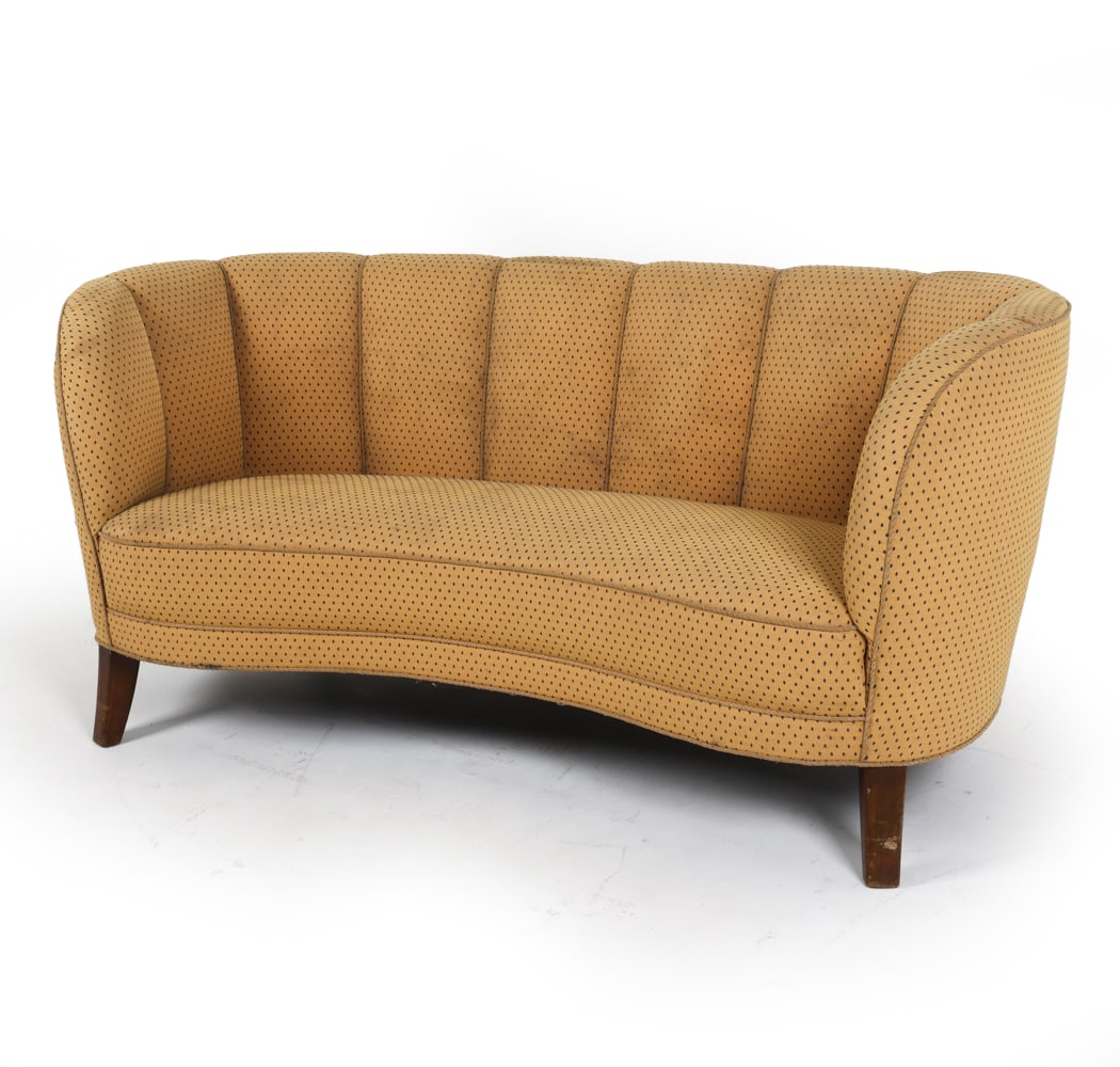 MID-CENTURY DANISH BANANA SOFA C. 1960'S (1 of 19)