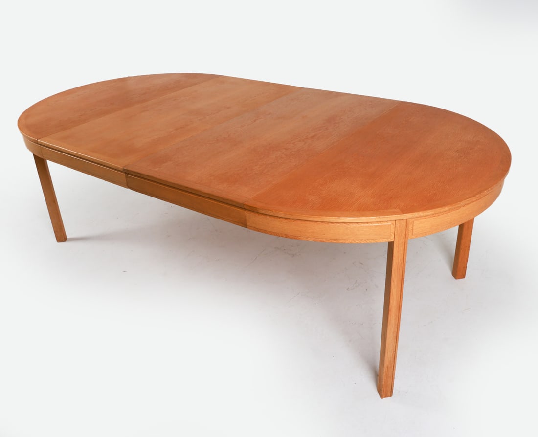 FRIDHAGEN FOR BODAFORS OAK DINING TABLE C. 1970'S (1 of 15)