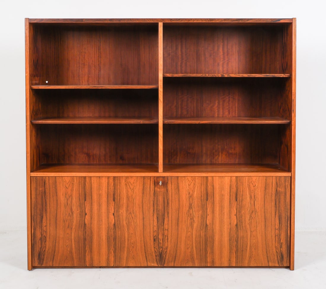 DANISH ROSEWOOD BOOKSHELF CABINET C.1960'S (1 of 16)