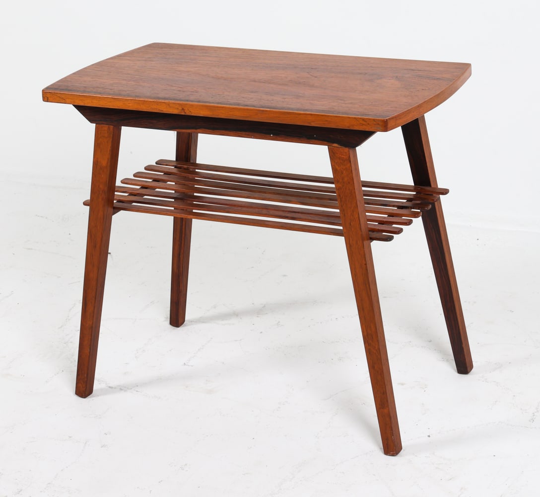 DANISH ROSEWOOD SIDE TABLE C. 1970'S (1 of 11)