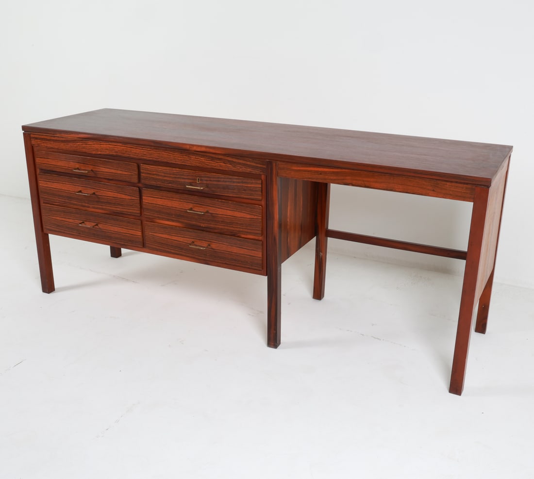 FRODE HOLM FOR ILLUMS BOLIGHUS ROSEWOOD DESK (1 of 16)