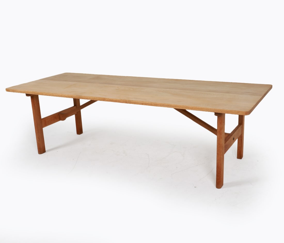 BORGE MOGENSEN DANISH OAK COFFEE TABLE C. 1970'S (1 of 19)